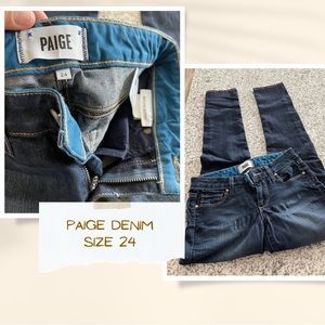 Paige Denim size 24 “Skyline Skinny”